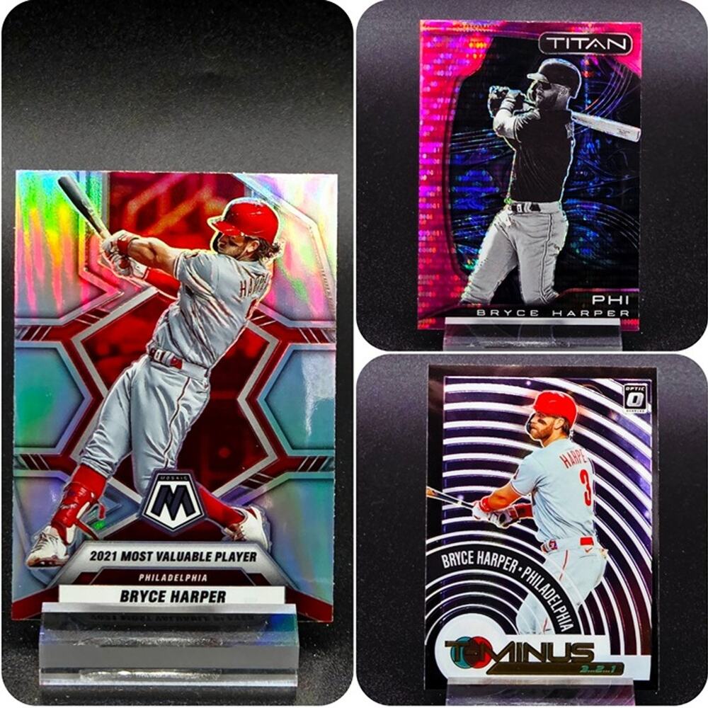 Bryce Harper Pink Pulsar T-Minus Holo Prizm Philadelphia Phillies Star